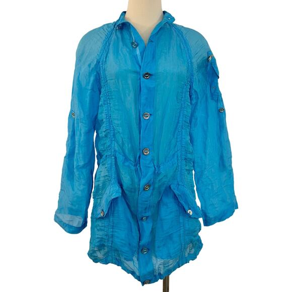 Ralph Lauren Jackets & Blazers - Ralph Lauren Black Label Sheer Lightweight Jacket Silk Blend | Size Small